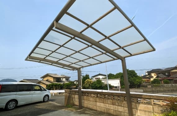 片側支持カーポート