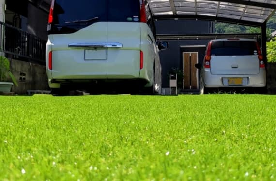 天然芝の張り替え