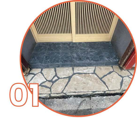 現状の上から施工